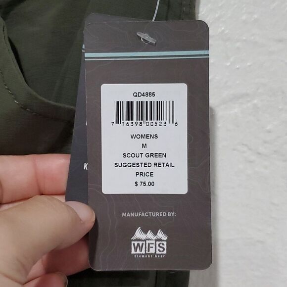 American Outback Hiking Lightweight Convertible Pants/Shorts in Green Size M - Picture 16 of 16